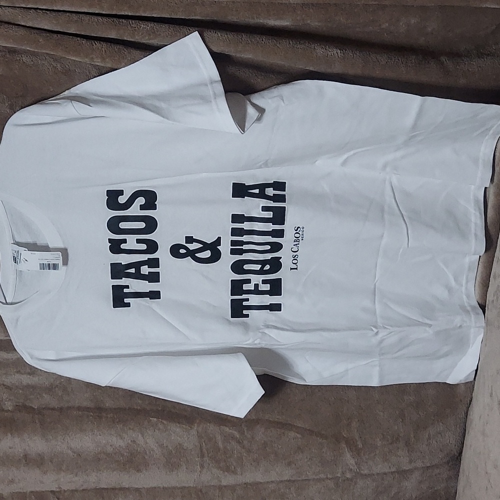 Tacos and Tequila Unisex Sz XL Tee